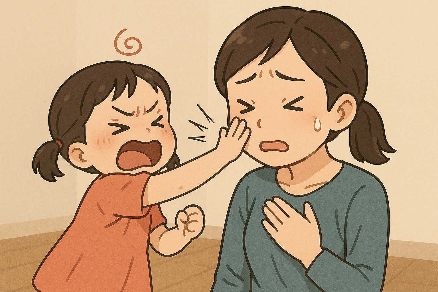 3歳の子供が癇癪起こして手が出てしまう時の対処法を調べた結果