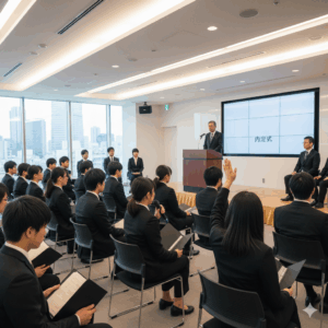 【内定式の質問 完全ガイド】好印象を与える質問例文集とNG例を徹底解説｜懇親会・座談会OK